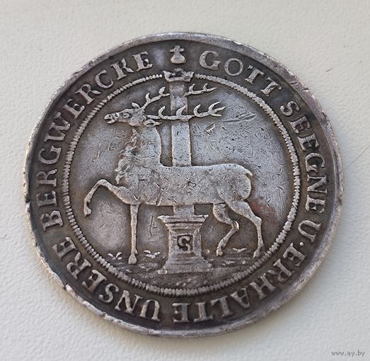 2/3 талера 24 мариенгрош 1724 Штольберг-Штольберг редкость