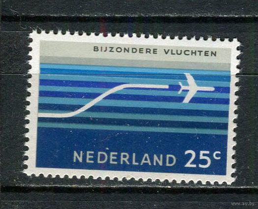 Нидерланды - 1966 - Авиамарка - [Mi. 863] - полная серия - 1 марка. MNH.  (Лот 67Gy)-T4P32