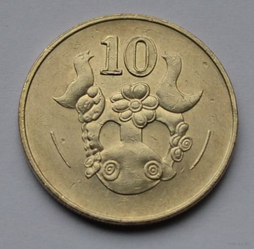 Кипр, 10 центов 2004 г.