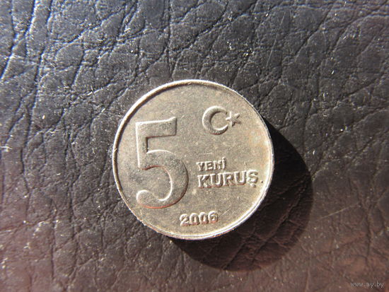 Турция. 5 куруш.2006. С 20 копеек. Распродажа коллекции. Смотрите другие лоты.