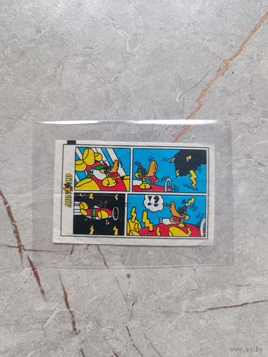 Вкладыш от жвачки Arnold leaf комикс