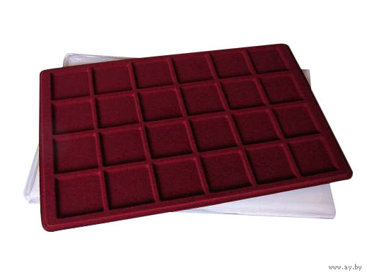 Палета (планшет) для монет на 24 ячейки, MM-Schulz