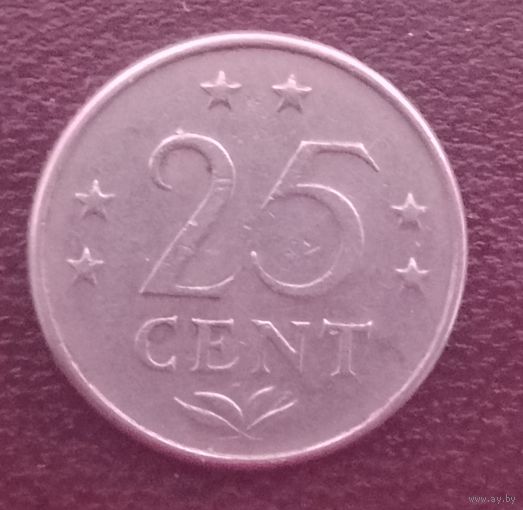 Нидерландские Антильские острова 25 центов, 1970