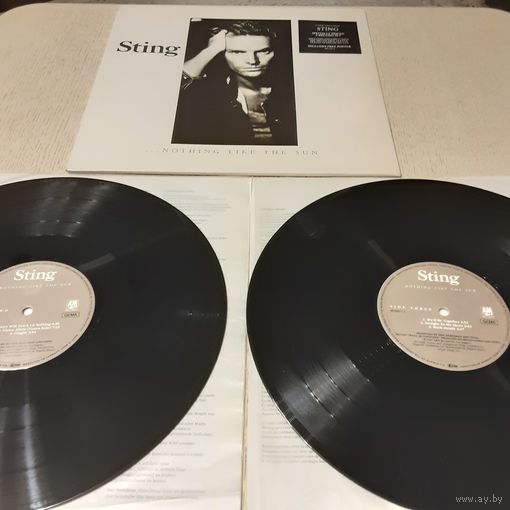 STING - 1987 - ... NOTHING LIKE THE SUN (GERMANY) 2LP