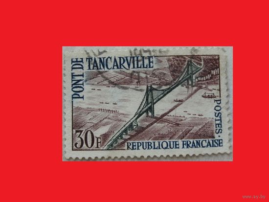 Марка  Мост Тарканвиль  1959 год Франция