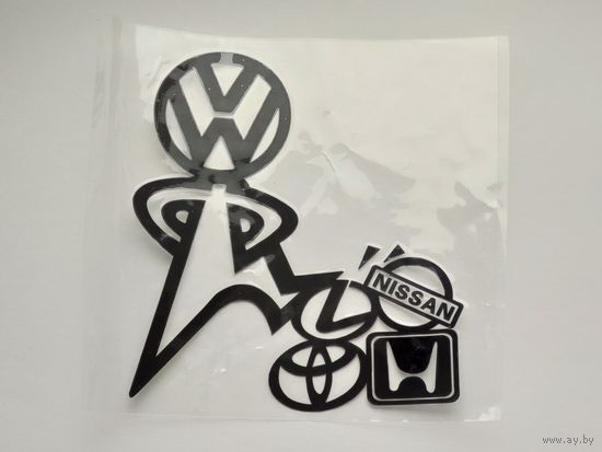 Наклейка "Volkswagen rules".