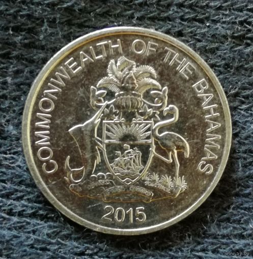 Багамы 25 центов 2015 г., KM# 220