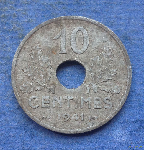 Франция 10 сантимов 1941