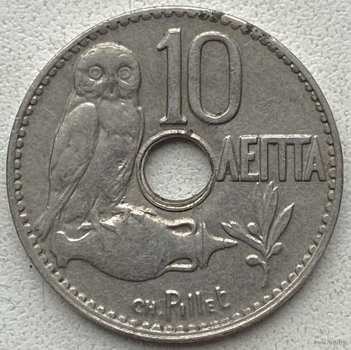 Греция 10 лепт 1912 г.