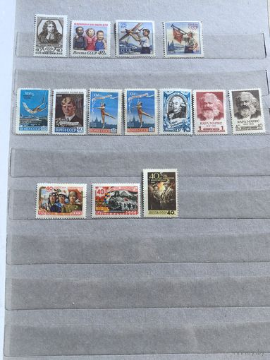 Лот чистых марок СССР 1958 год-2