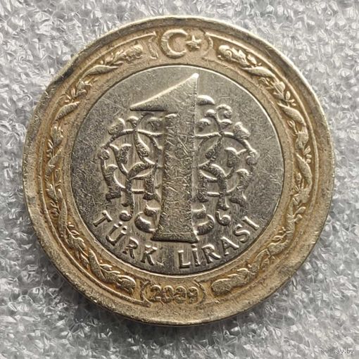 Турция 1 лира  2009 г.