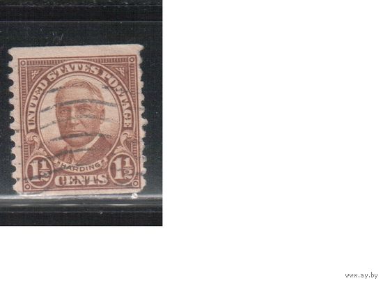 США-1922, (Мих.262), гаш.    , Стандарт, Личности, Президенты , Хардинг(2)
