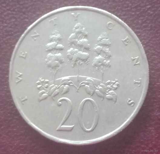 Ямайка 20 центов, 1976-1987 ФАО - FORESTRY FOR DEVELOPMENT