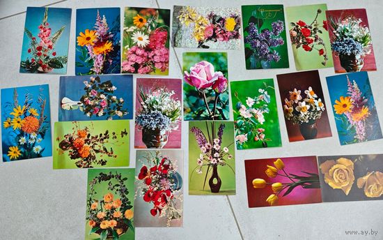 Открытки цветы