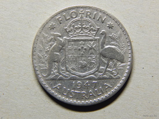 Австралия 1 флорин 1947г.