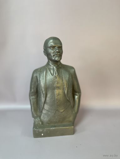 Бюст Ленин силумин