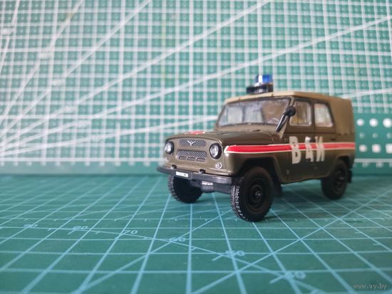 Масштабная модель УАЗ-469 ВАИ Масштаб 1/43 Deagostini
