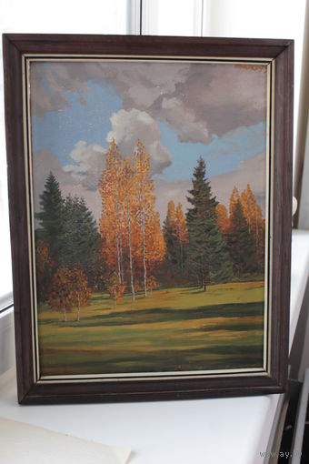 Картина "Бабье лето" Михаил Байков 1997 год