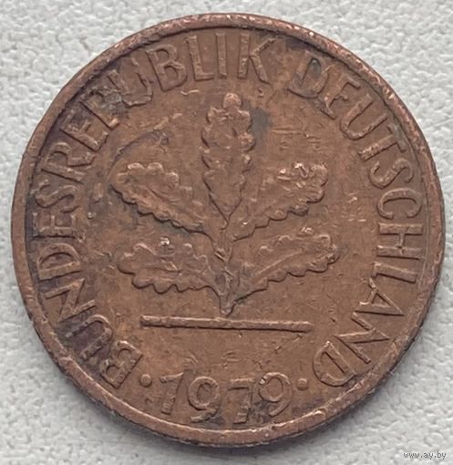 Германия 1 пфенниг 1979 г. F