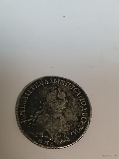 25 копеек 1766 полуполтинник раскол штемпеля