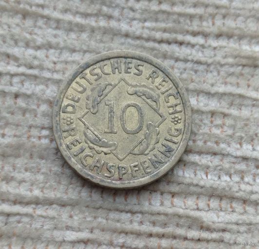 Werty71 Германия 10 пфеннигов 1936 А