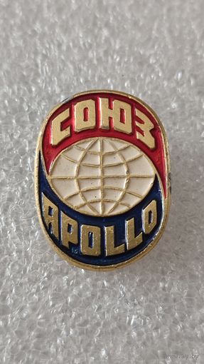 Значек знак Союз-Аполлон Космос