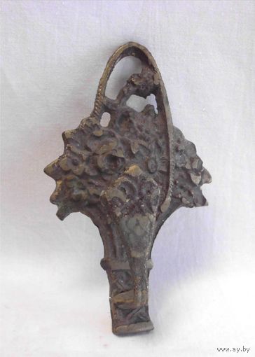 Крюк настенный Вешалка Бронза 02