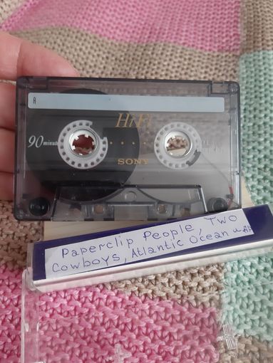 Кассета SONY Hi Fi. Paperclip People, Two Cowboys  и др.