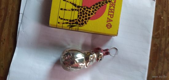 Ёлочная игрушка стекло