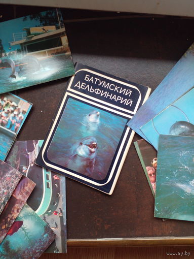 Батумский дельфинарий. 1980. 18 штук, комплект.
