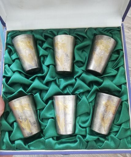 Стопки серебро 875
