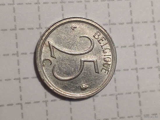 25 сантимов Бельгия 1971 год
