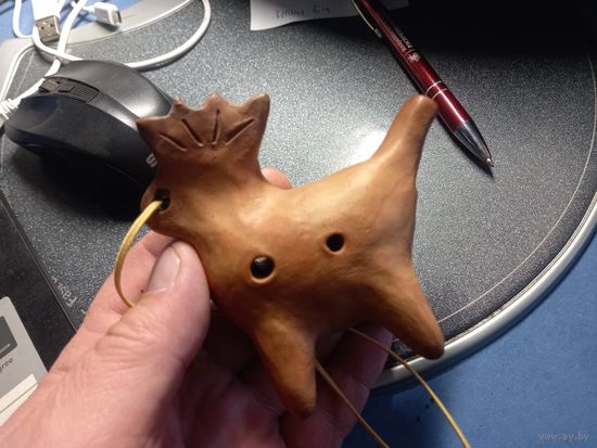 Глиняная свистулька. Ручная работа