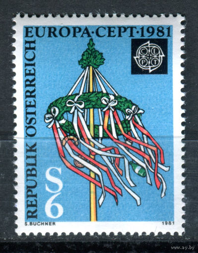 Австрия - 1981г. - Европа: фольклор - полная серия, MNH [Mi 1671] - 1 марка