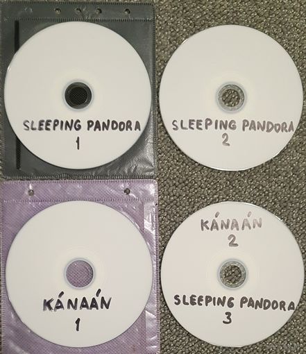 CD MP3 SLEEPING PANDORA (2017 - 2023), KANAAN (2018 - 2024) - полная дискография - 4 CD (Psychedelic-/Space rock)