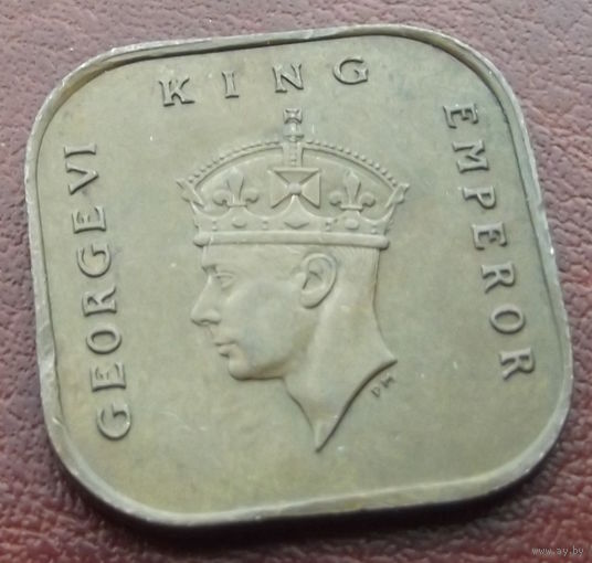 Малайя. 1 цент 1945