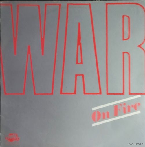 WAR  /On Fire/1987, THBL, LP, EX, England
