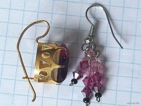 Серьги винтажные