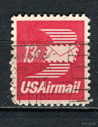 США - 1973 - Авиамарка - [Mi. 1125ya] - полная серия - 1 марка. Гашеная.  (Лот 73Gy)-T4P32