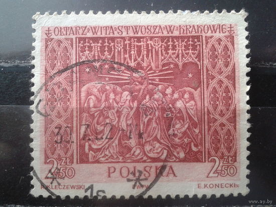 Польша 1960Алтарь костела в Кракове
