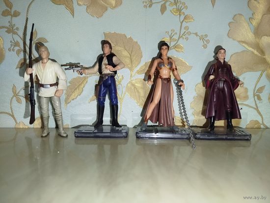 60 р. ФИГУРКИ. ЗВЕЗДНЫЕ ВОЙНЫ. 4 ШТУКИ