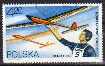 Польша 1981 Спорт - Авиамоделизм