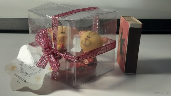 Игрушка МИШКИ в коробочке