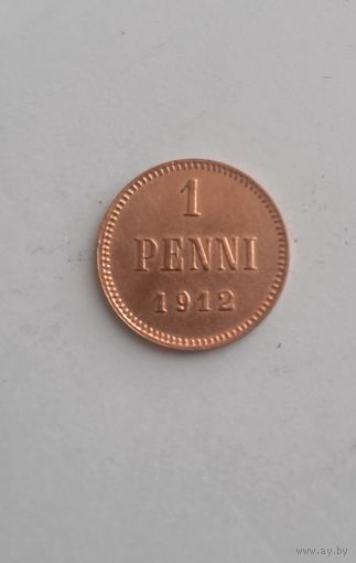 1 пенни 1912 года UNC