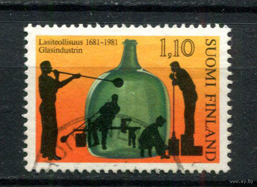 Финляндия - 1981 - 300- летие стекольного завода - [Mi. 879] - полная серия - 1 марка. Гашеная.  (Лот 167AZ)