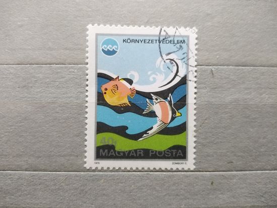 Венгрия.1975г. Рыбы.