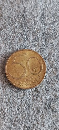 Австрия 50 грошен 1964