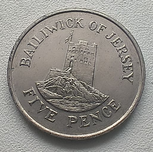 Джерси 5 Пенсов, 1988  5-13-5