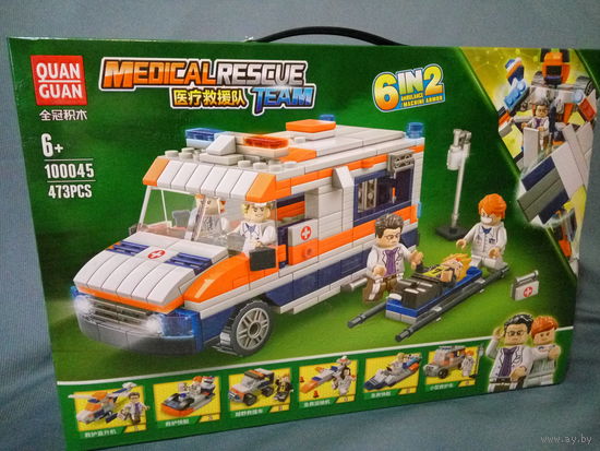 Конструктор аналог LEGO. Скорая помощь. Цена снижена.
