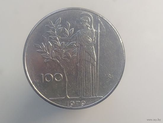 100 лир Италия 1979 год  лот 42